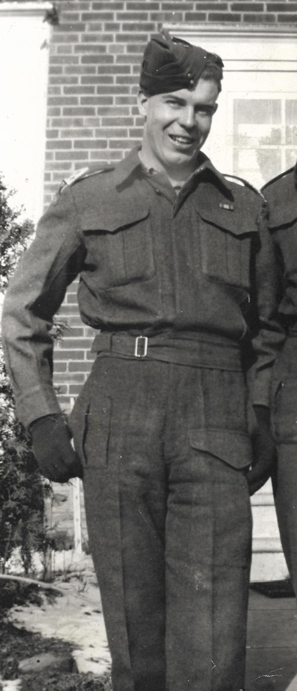 Handsome young man in uniform